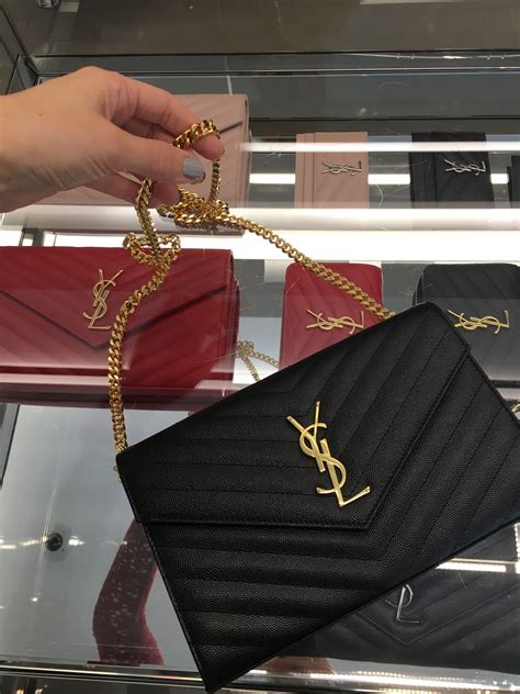 ysl woc monogram snake effect|ysl monogram wallet on chain.